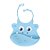 Babador De Silicone Papi Monstrinhos Baby Com Bolso - Azul - Imagem 1